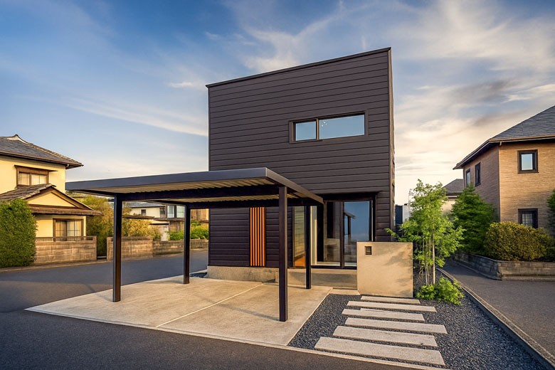 11/8(土),9(日)新潟市西区｜緑の借景を活かすシンプルモダン住宅見学会【<ruby>DETAIL HOME<rt>ディテールホーム</rt></ruby>】家事ラク動線とリラックス空間