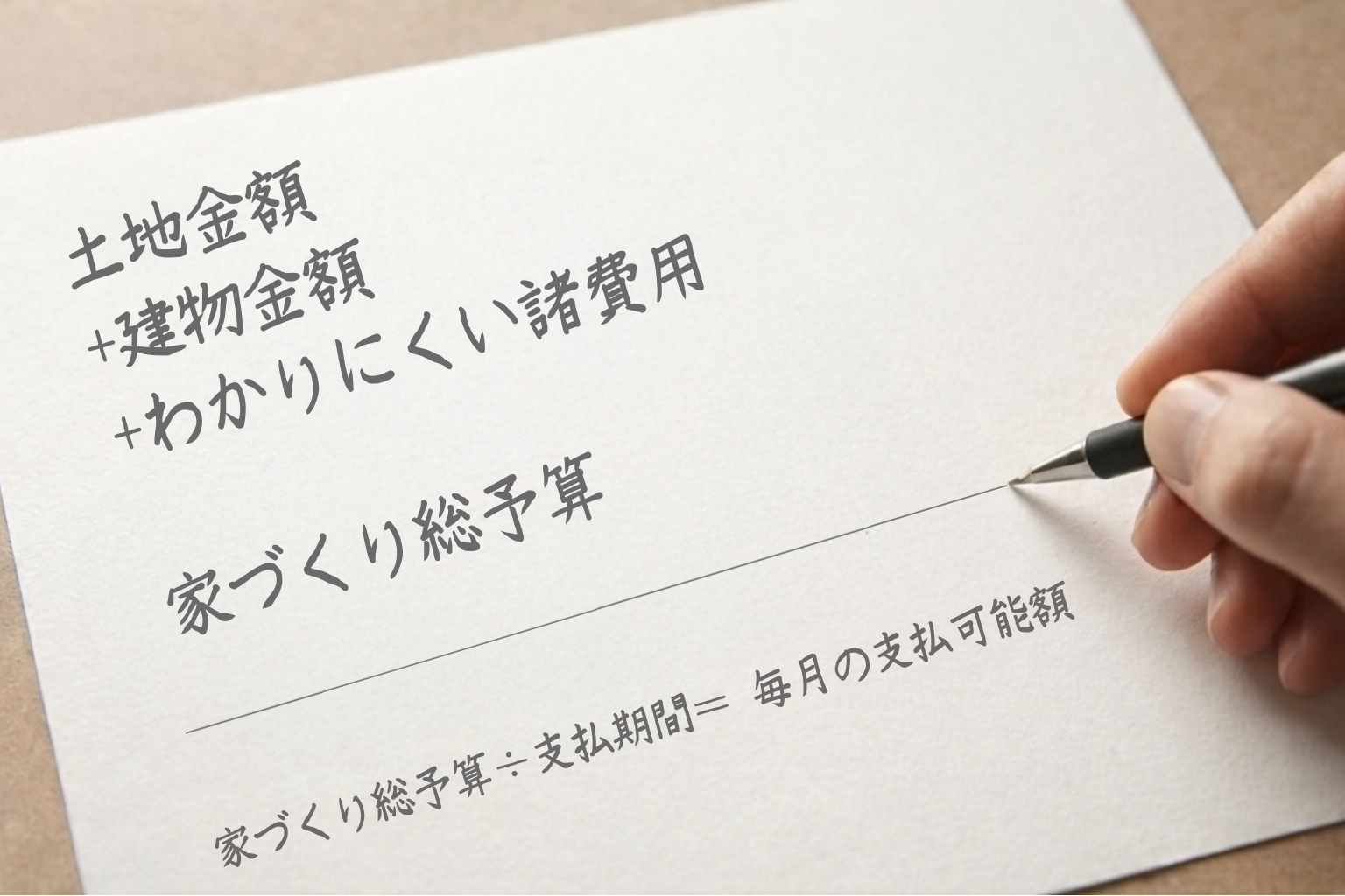 土地金額+建物金額+諸費用