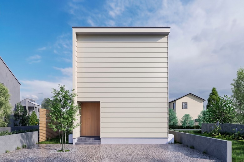 新興住宅地でもプライバシー確保！吹き抜け採光で心地よい住まい【<ruby>DETAIL HOME<rt>ディテールホーム</rt></ruby>】